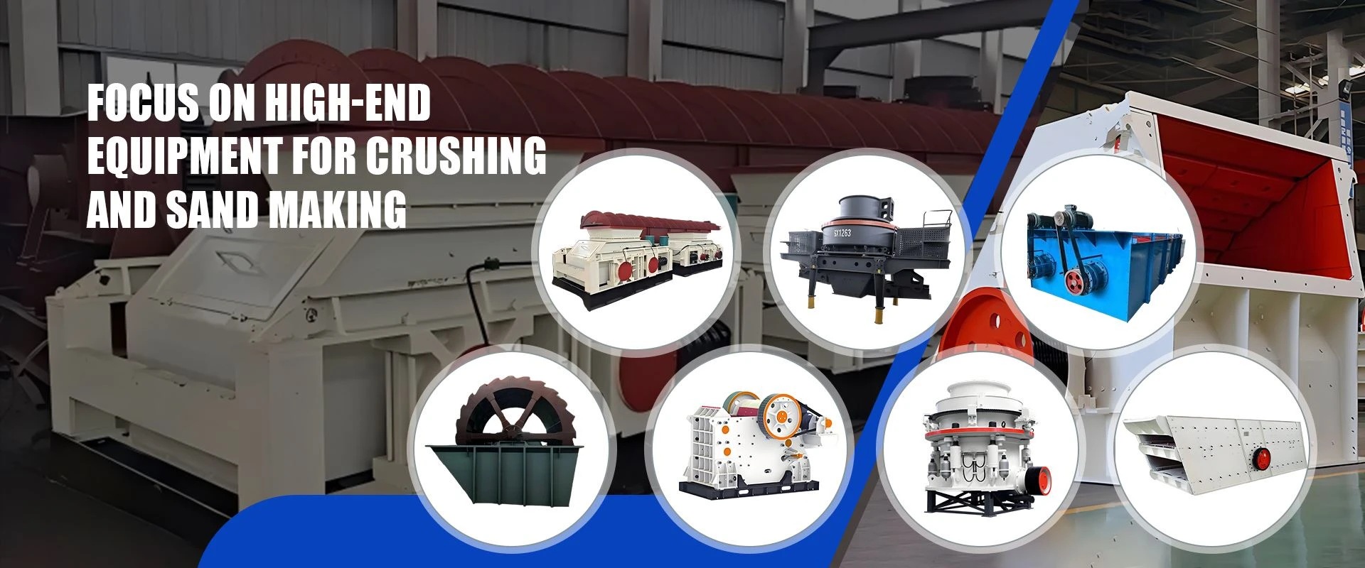 Stone crushing and artificial sand making equipment